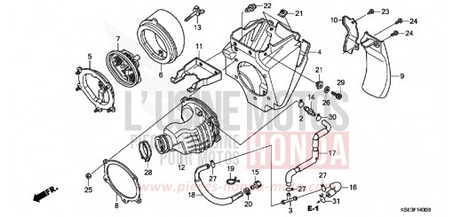 AIR CLEANER CRF150RC de 2012